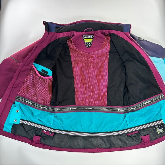 Killtec Ski Jacket Waterproof Insulated Colorblock Snow Coat Small - Picture 3 of 14
